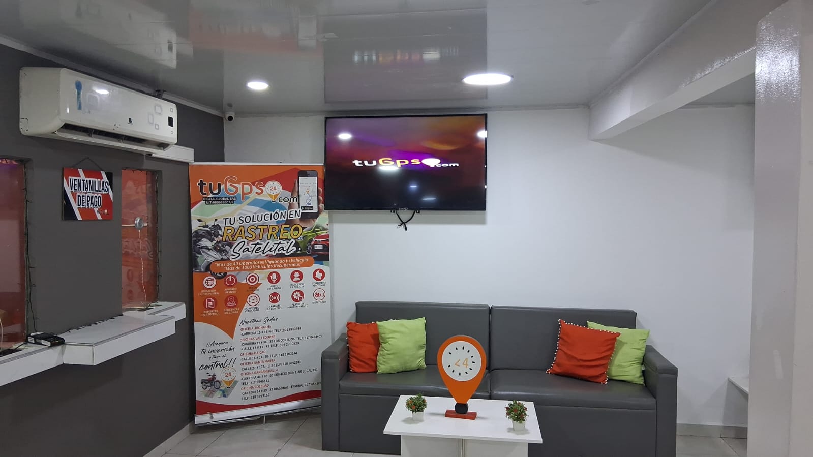 Sucursal TuGPS24 Riohacha — interior